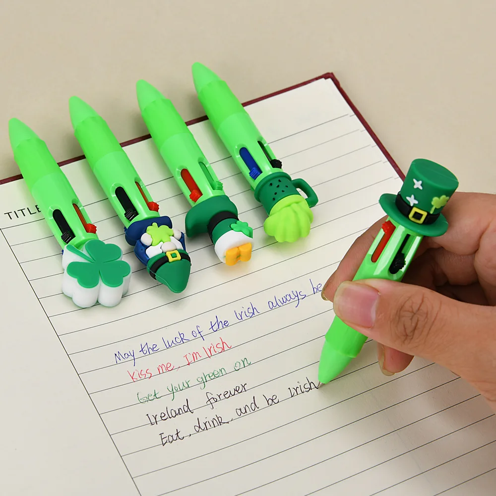 

Easter Cute Press Four-color Pen Handbook Ballpoint Pen Cute Cartoon Handbook Creative High-value Stationery Back To School