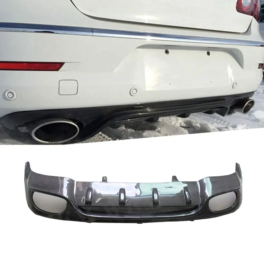 

Rear Lip Diffuser Spoiler for Volkswagen Passat CC VW CC 2010-2014 Carbon Fiber Molding Bumper Lip Car Styling