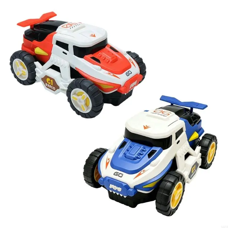   Children Transforming Toy Car with LightUp Motion Music for Indoor Entertainment