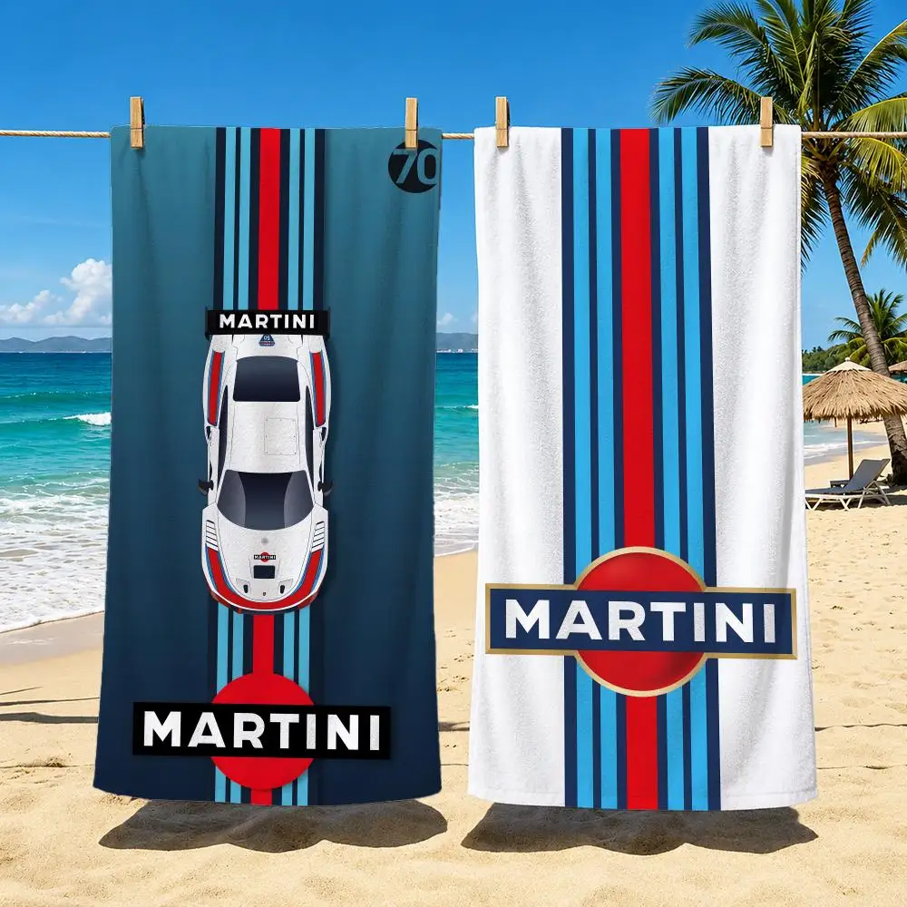 Brand Martini Racing Towel Towel Soft Pool Gift For Travel Gym Shower Cool Camping Quick Dry Sports  Large Beach Towel