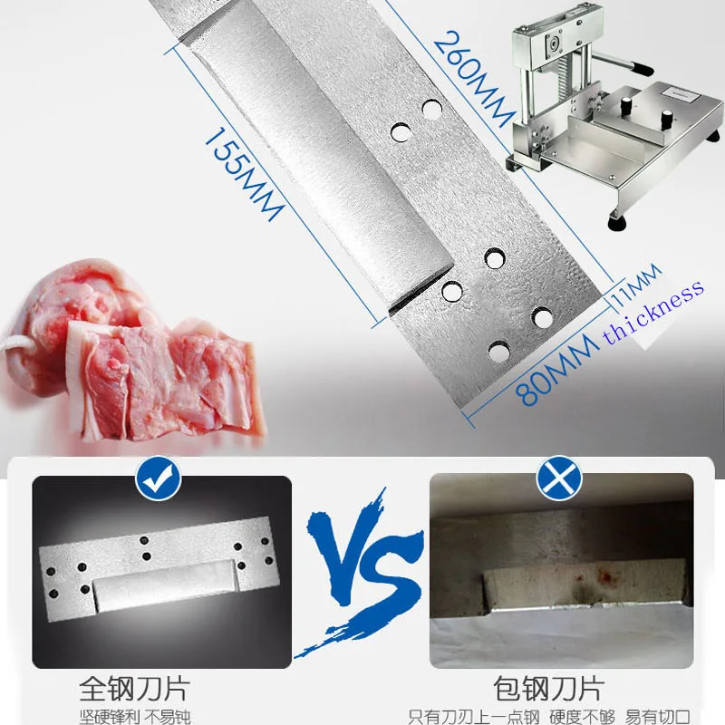 Automatic Meat Cutting Machine Shredding Meat Slicer Small Electric Frozen Meat Cube Cutter