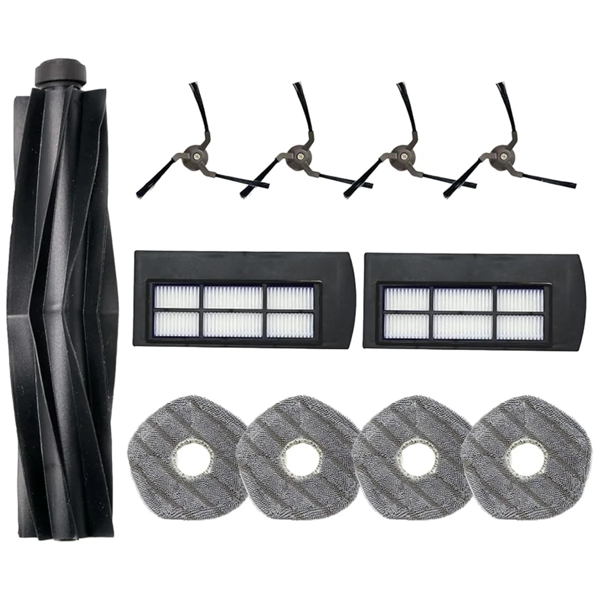 FZFZ لـ X9 Pro روبوت فراغ استبدال أجزاء الفرشاة الرئيسية فرش جانبية مرشحات Hepa وسادات الممسحة