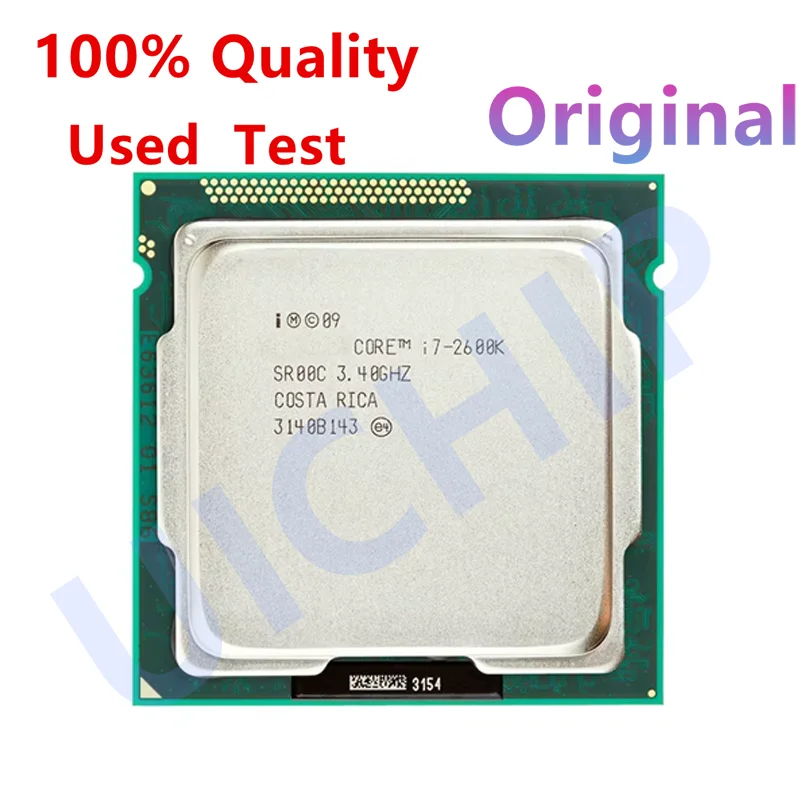 

100% оригинальный четырехъядерный процессор Core i7 2600K 3,4 ГГц LGA 11555