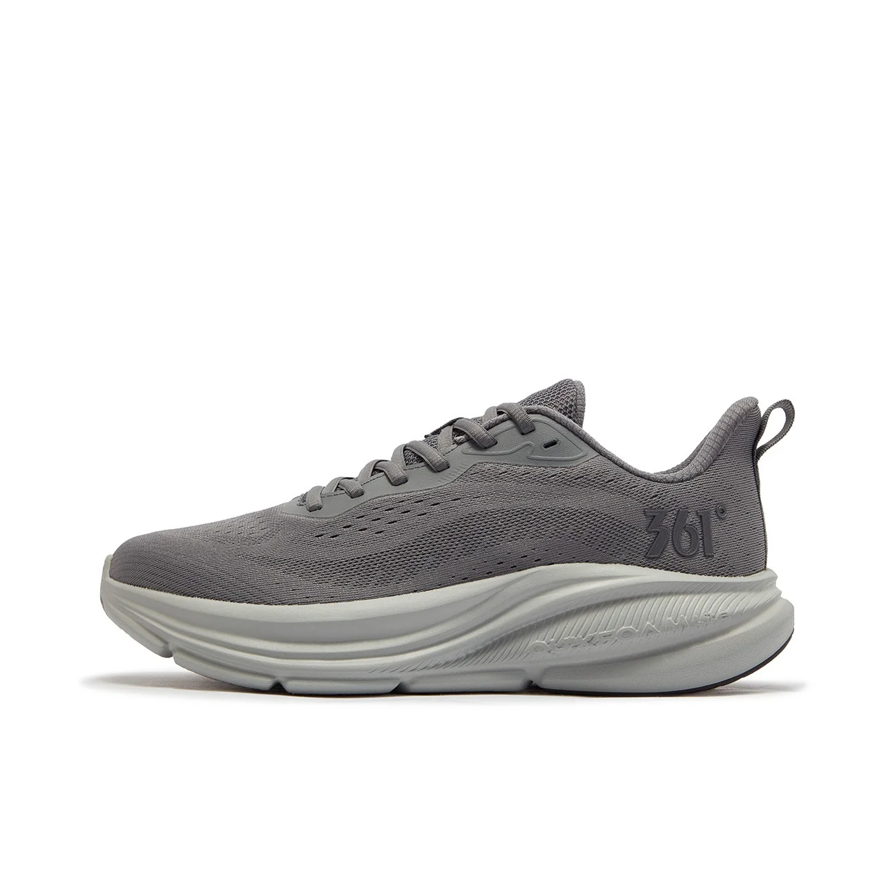 361 Cushioning, Wear Resistant Low top Casual Running Shoes Men's Smoke Gray Recycling Gray 572442229-7/