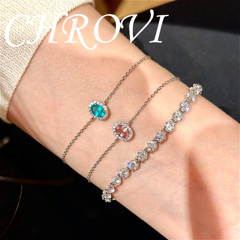 Luxury-Style 925 Sterling Silver Delicate Bracelet with Faceted Diamonds, Adjustable and Stretchable Accessory