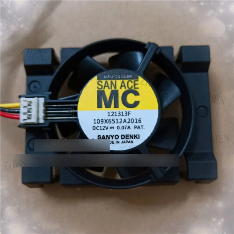 

Y 1PC New for Sanyo 109X6512A2016 12V 0.07A 3-wire cooling fan # QW.