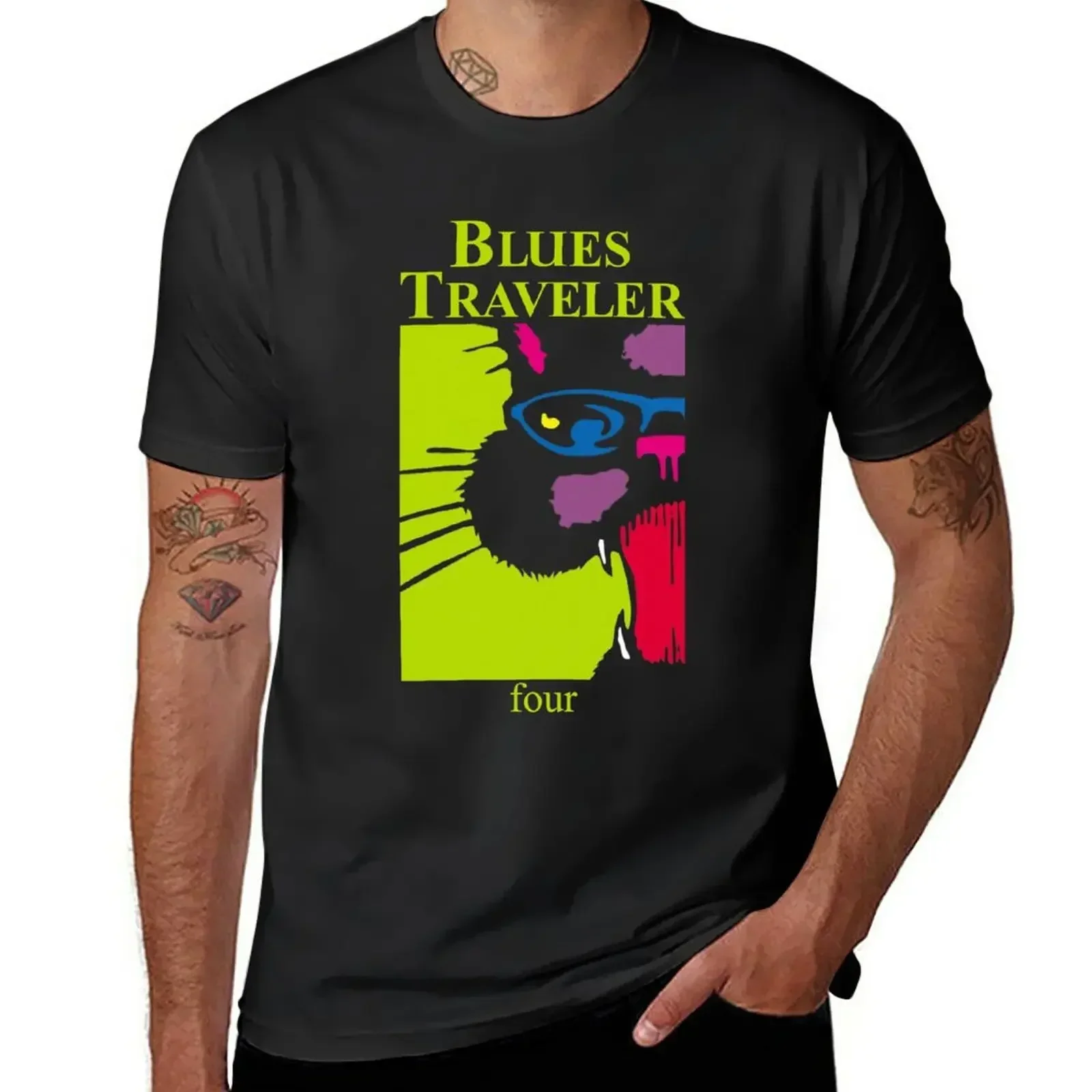 

BLUES TRAVELER T-Shirt customs design your own plus sizes anime clothes plus size men clothing