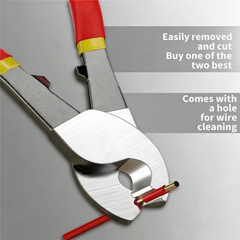 [NEWA08R】 Hand Tool Cable Pliers Multifunction Hand Tools 10 Inches Crimping Pliers Strip Wires
