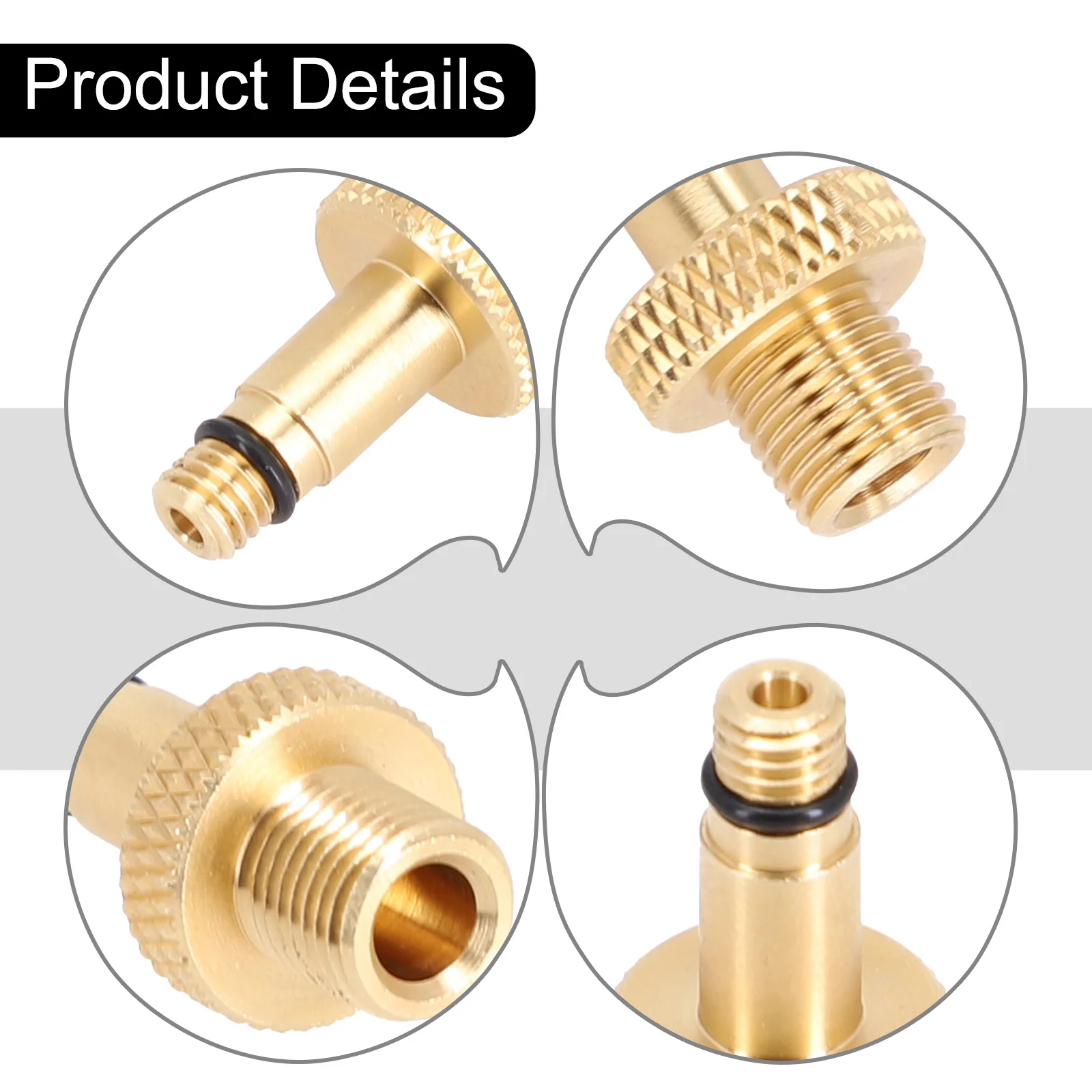 Air Valve Comp Bike Rear Valve Rear Valve Adapter Gold colored MTB Bicycle Rear Shock adapter Tool for Rockshox Monarch