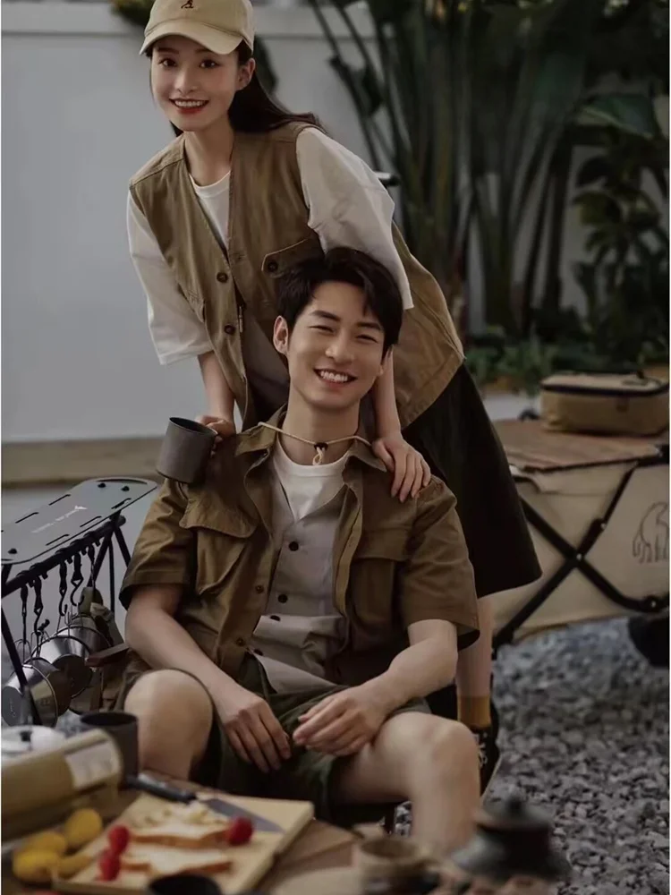 

Spring Summer Casual Wedding Photoshoot Clothing Couple Lifestyle Photography Studio Film Theme Sensation Ethnic Stage Costume