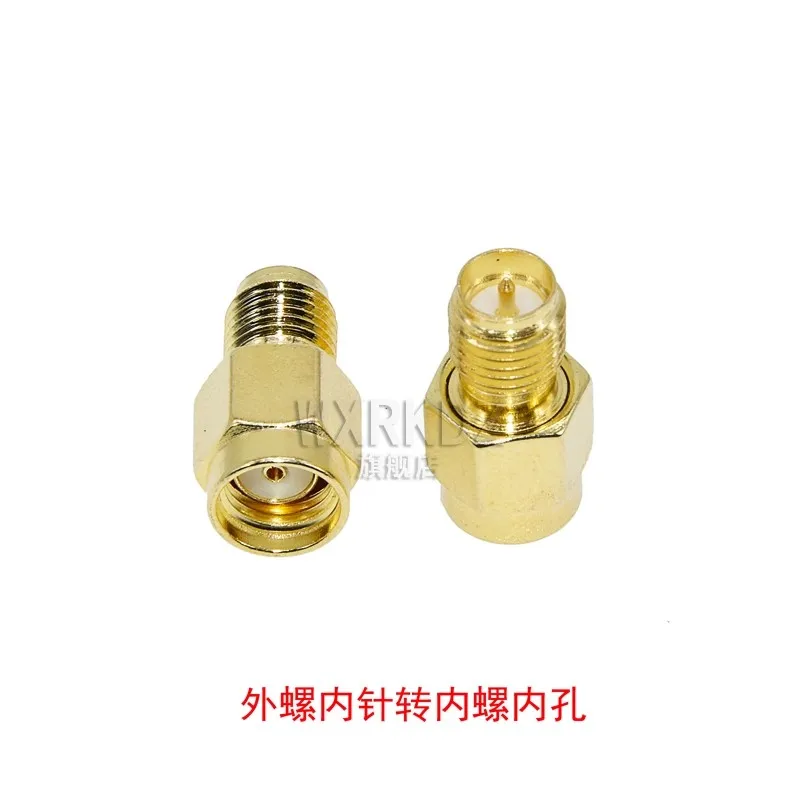 Connector SMA to SMA/ RP-SMA to SMA / RPSMA Male Plug & Female Jack Slide-on Straight RF Coax Adapter Connector