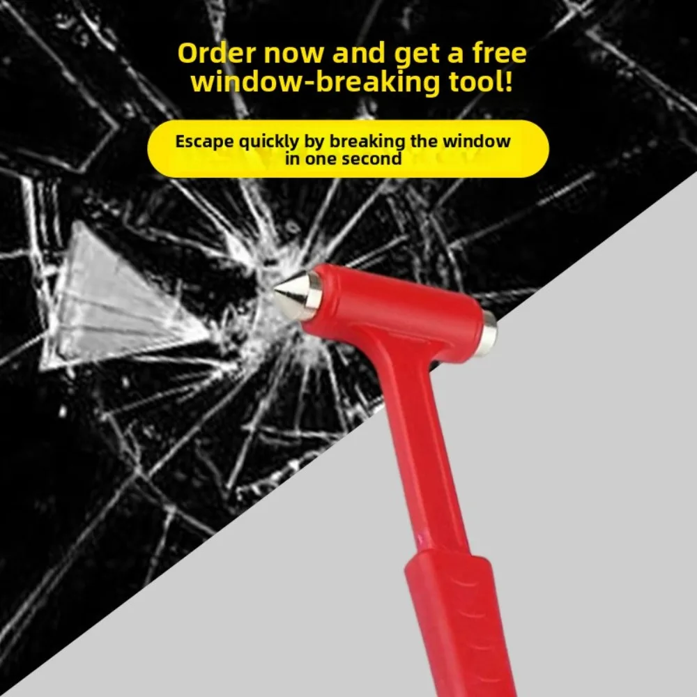 Water Rescue Auto-Inflatable Life Jacket - Car Escape Tool with Window Breaker Portable Vehicle Flotation Device