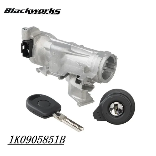 1K0905851B interruptor de encendido, cilindro de bloqueo de dirección y llave para Audi A3 8P Touran Tiguan Caddy 2K VW Golf 2004-2013 MK5 MK6