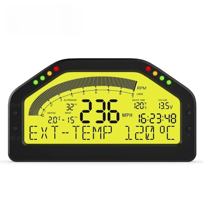 QSF New Universal Multifunctional Car Retrofit/Upgrade Instrument Boost RPM Speed Exhaust Air-Fuel Ratio Pressure Gauge DO904