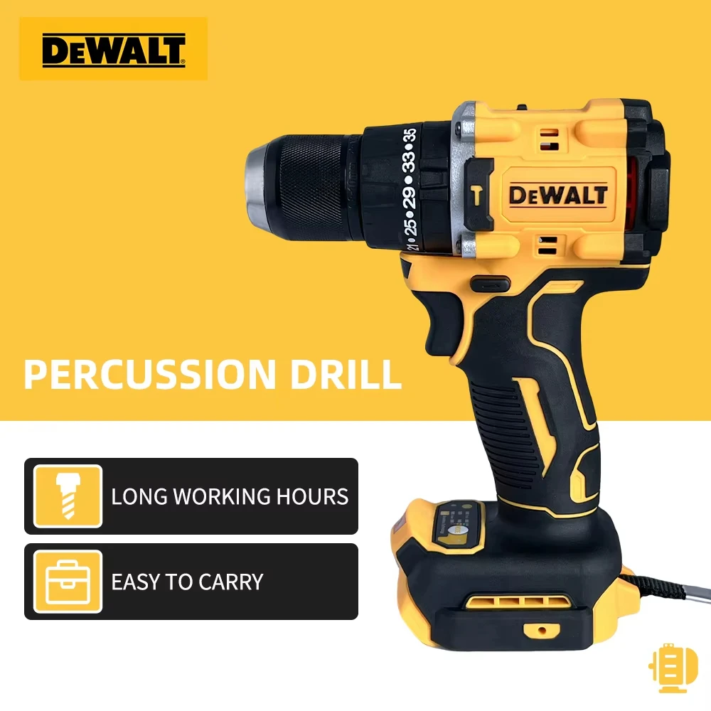 DEWALT DCD805 20V Power Tools Brushless Impact Drill Cordless Electric Screwdriver Multi-Function Hand Drill