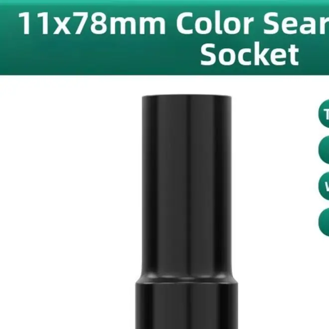 12-Piece Hollow-Shank Socket Extension Kit Compatible with 1/2 Inch Drive Electric Wrench and Screwdriver Tools