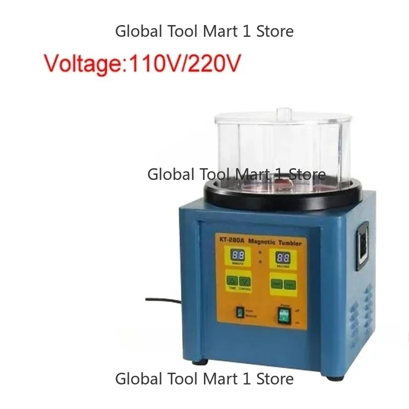 

110V/220V KT-280A 1100g Ferromag-netic Powerful Magn=etic Tumbler Electric Polishing Machine