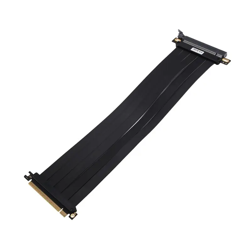 Ingenious-High-Speed Pcie 4.0 X16 GPU Riser Cable 35Cm 90°/180° Graphics Card Extension Cord Video Card Extender Cable A