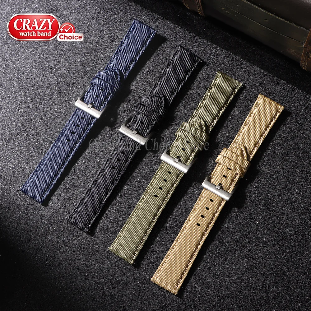 20mm 22mm Canvas Leather Weave - đánh giá và giá Canvas Strap Watch
