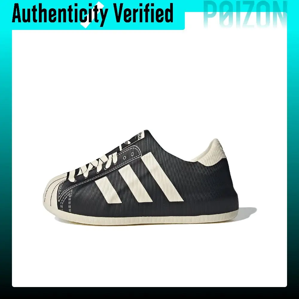 Zapatillas de skate Adidas Originals AdiFOM Superstar, modelo unisex, de caña baja, en color negro y blanco, JP5679.