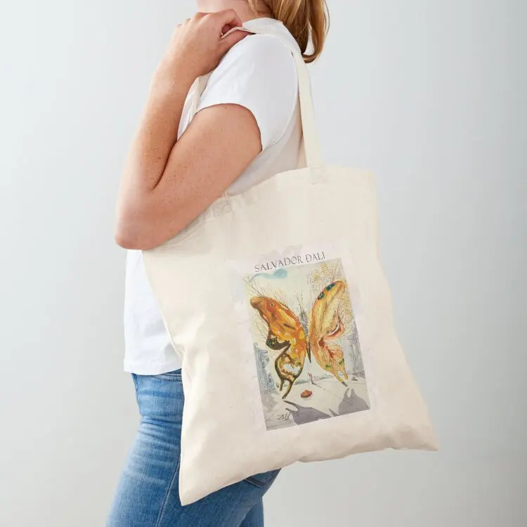 

Salvador Dali Butterfly Art - Salvador Dali Venus Butterfly - Salvador Dali Exhibition 1947 Poster Tote Bag Fabric bag eco pack