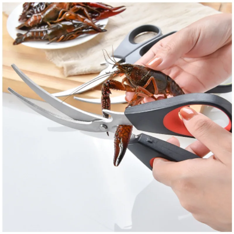 Stainless Steel Shrimp Scissors, Shrimp Line, Cut the Fish Maw, Cut the Chicken Feet, Crayfish, Crabs, Seafood Scissors