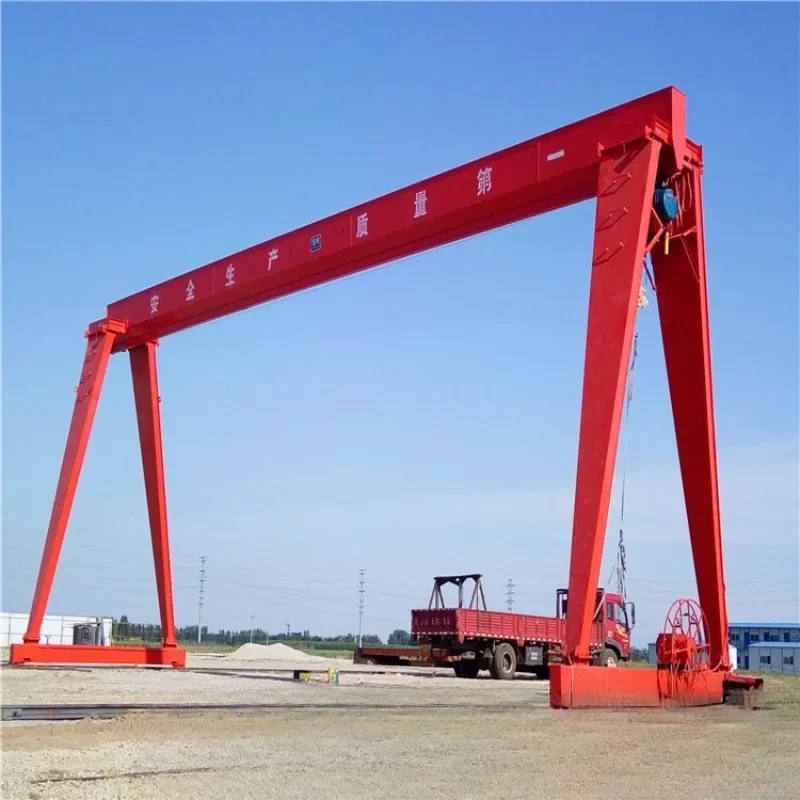 Mobile gantry, crane 2 tons 5 tons electric gantry crane, small trackless universal gantry crane electric