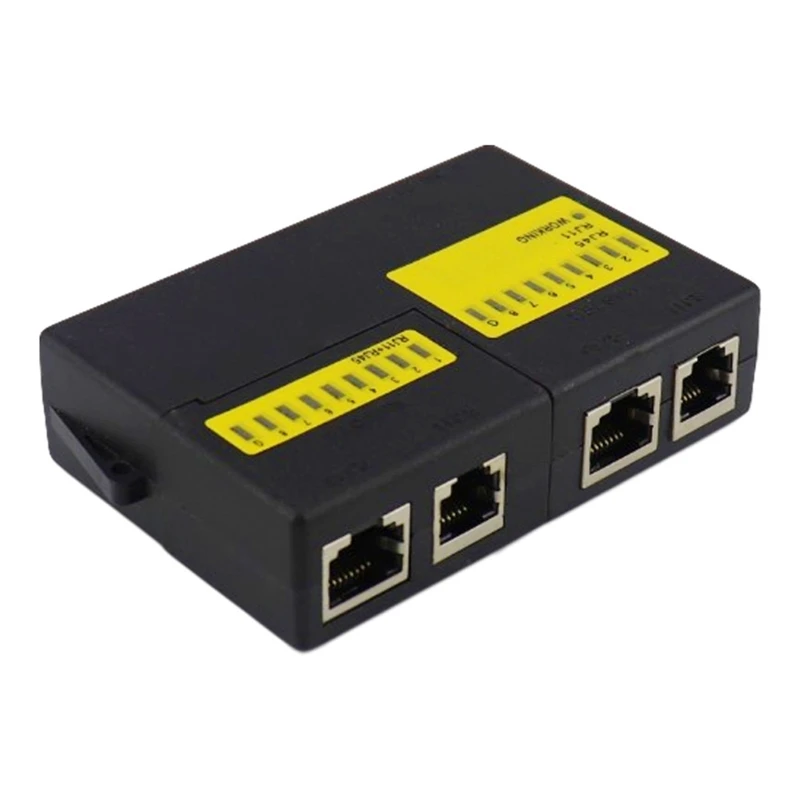 Testador RJ45 Fio blindado fRepair Lan Phone RJ11 Teste linha