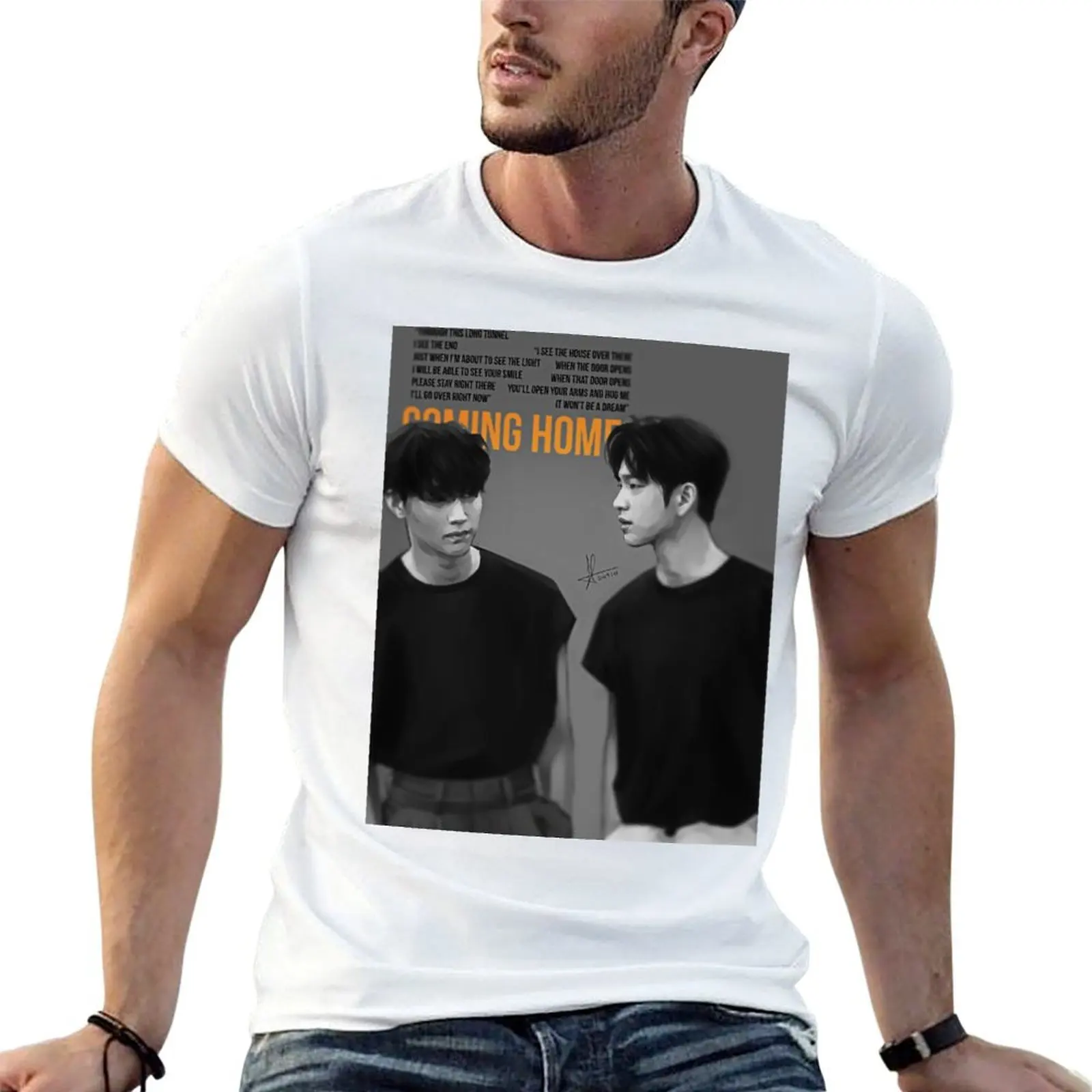 

GOT7 JJP T-Shirt man t shirt summer man t shirts high quality luxury brand cotton t shirts man 100% T-shirt