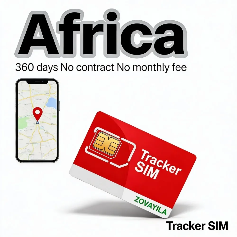 SIM Card for Tracker GPS 4G No Contract 360MB/360 Days Coverage Nano Micro Std GPRS GSM LTE Compatible with TK915 CJ780 MV710 fo