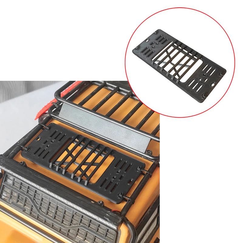 1PCS Model Car Roof Extension Panel/Luggage Rack Hollow Decorative Bracket Modification Accessories for MJX West H8H RC Crawler