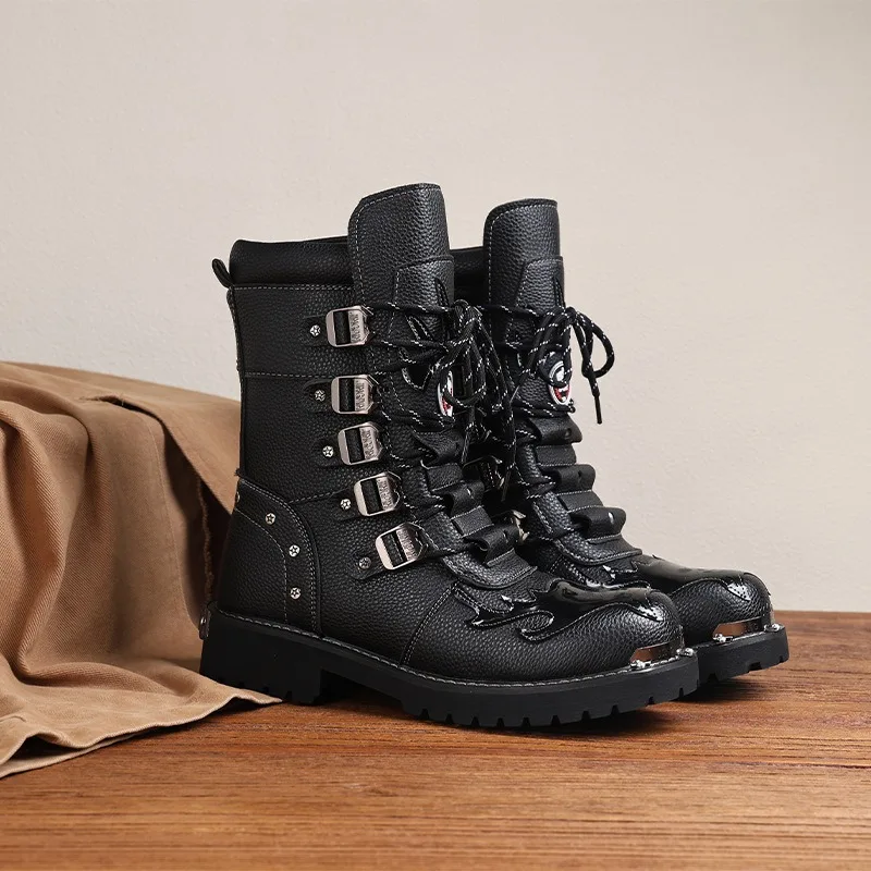 bottes-pour-hommes-bottes-en-cuir-decontractees-de-haute-qualite-mode-mi-mollet-bottes-de-chevalier-classique-hommes-western-cowboy-botte-botas-para-hombre