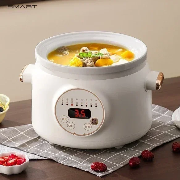 Purple Sand Electric Stew Pot Fully Automatic Health Soup Pot Food Supplement Porridge Household