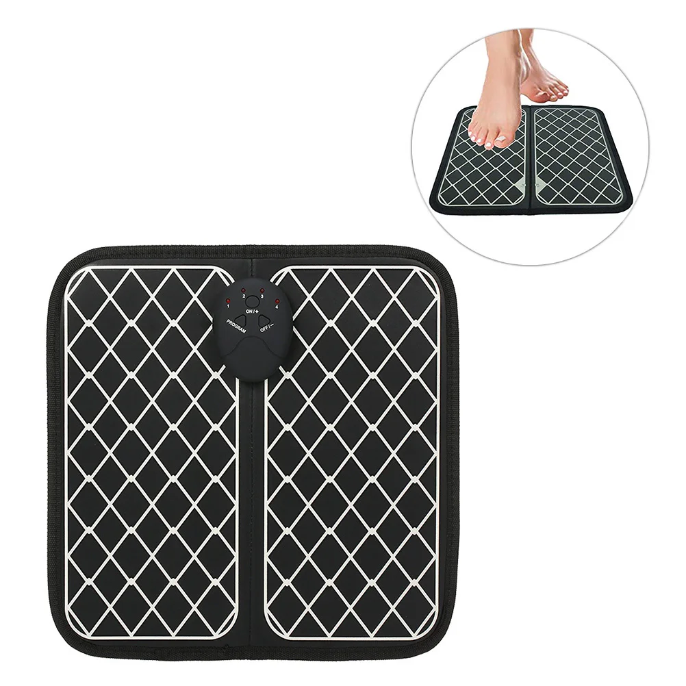 

Электрический массажер для ног, материал премиум-класса, перезаряжаемый через USB, складной дизайн, расслабляющий насос для домашнего использования, массажер для ног, коврик