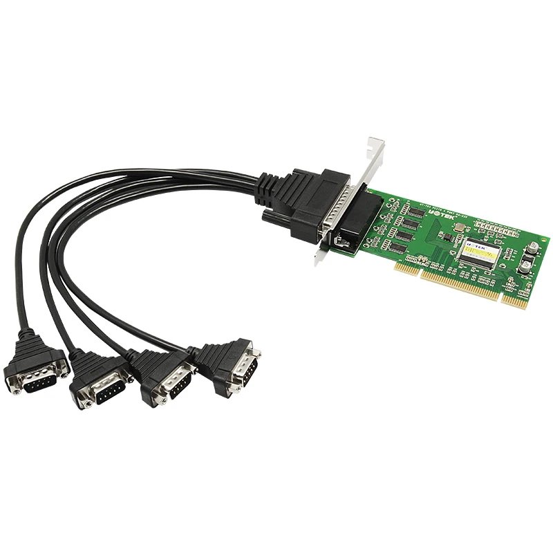 TEK Yutai UT-764 PCI To 4-port RS-232 Serial Expansion Card Industrial Grade Surge Protection