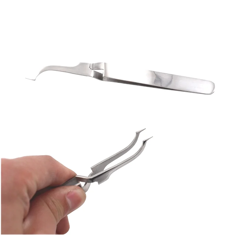 

Dental Buccal Tube Bonding Tweezer Holder Forcep Posterior Orthodontic Bracket Tweezers 1Pcs