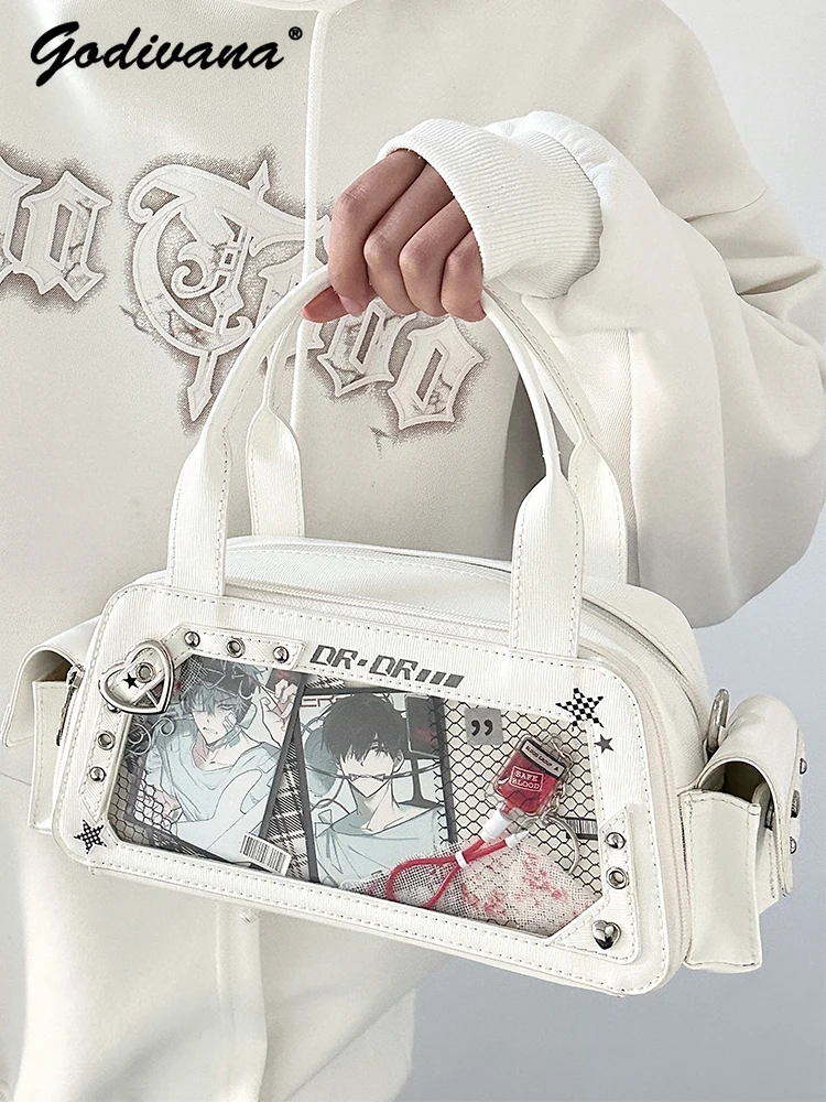 

Оригинальный дизайн Ita Bag Студенческие маленькие сумки-тоут для девочек Bolso Женская сумка через плечо «сделай сам» Сумки