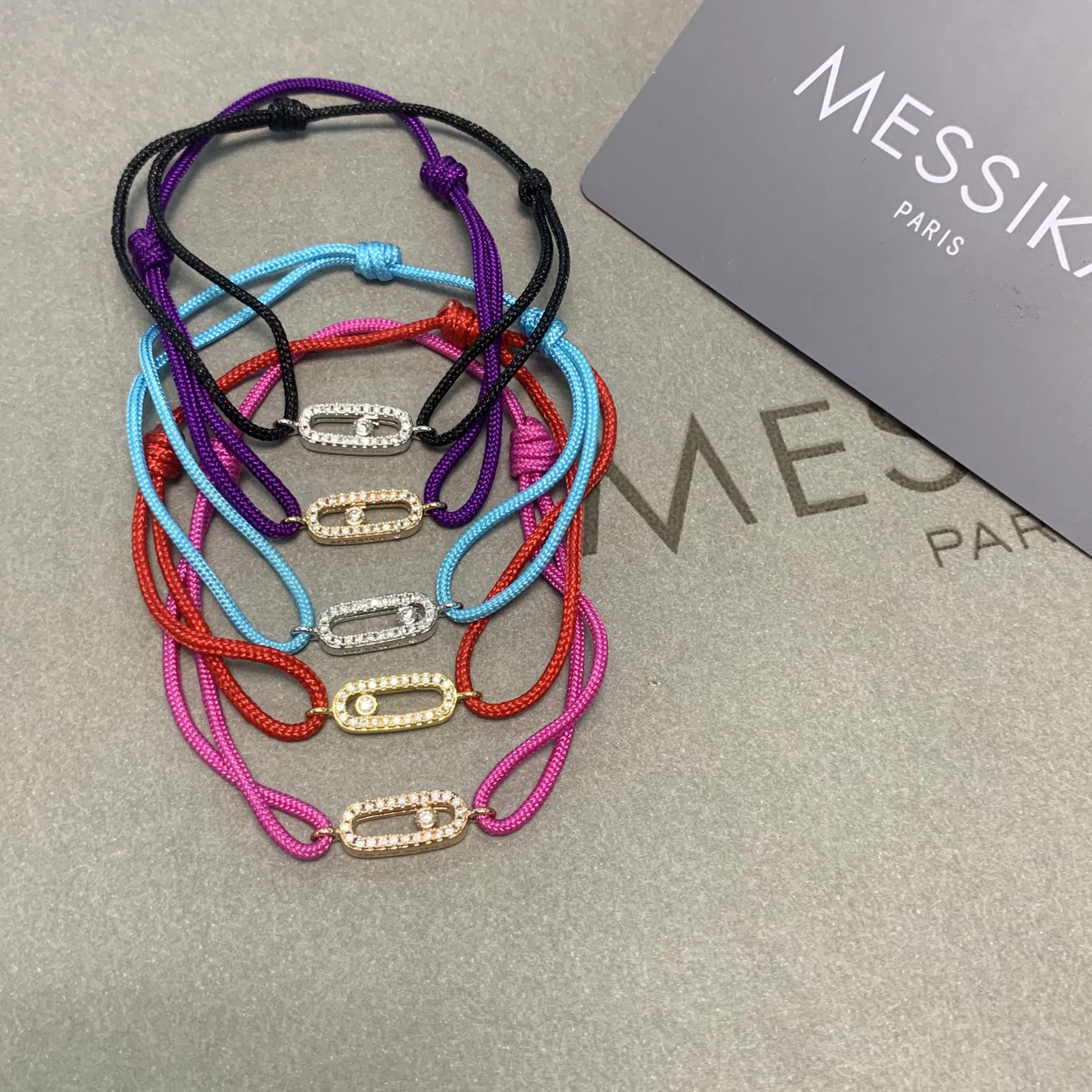 

Classic multi-color pure silver s925 Essik brand design luxurious personalized colorful bracelet with trendy fashion