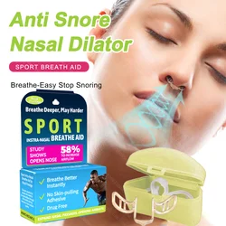 Dilatador Nasal de silicona, Clip Nasal antirronquidos, prevención de respiración fácil, ayuda a respirar, dispositivos de ronquidos, mejora el sueño