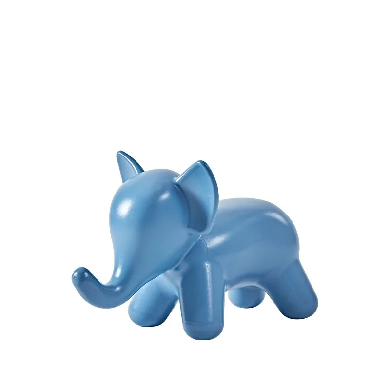Internet celebrities big ears like Dumbo roll nose like stool animal modeling seat child stool living room decoration ornament