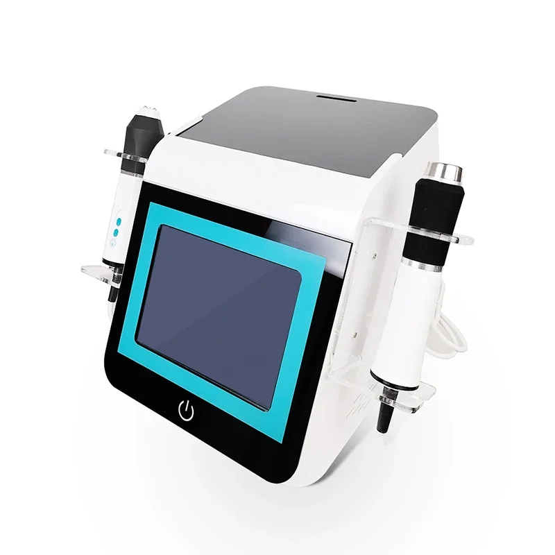 3 في 1 فقاعة الأكسجين CO2 مع الأشعة فوق البنفسجية RF بالموجات فوق الصوتية شد الجلد مقشر متعدد الوظائف العناية بالبشرة جهاز تجميل