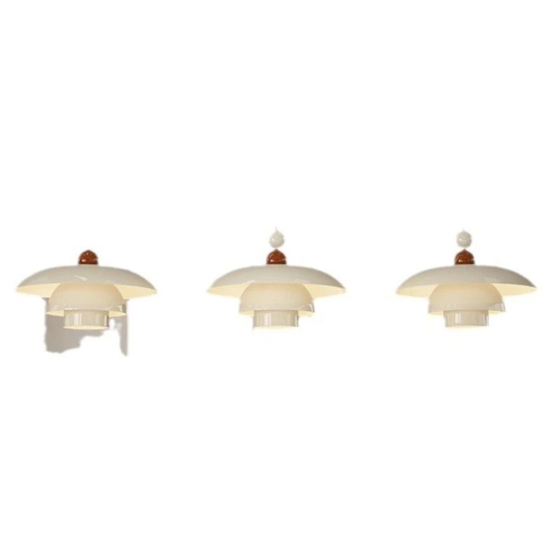 

Full spectrum eye protection restaurant Japanese simple medieval cream style bar table track flying saucer ph5 chandelier