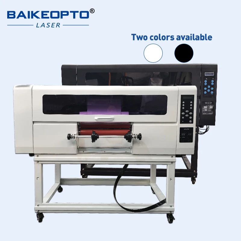 A3 30cm UV DTF Sticker Printer 4pc i1600 Print Head AB Film  UV Flatbed Varnish Label Printer for All Materials