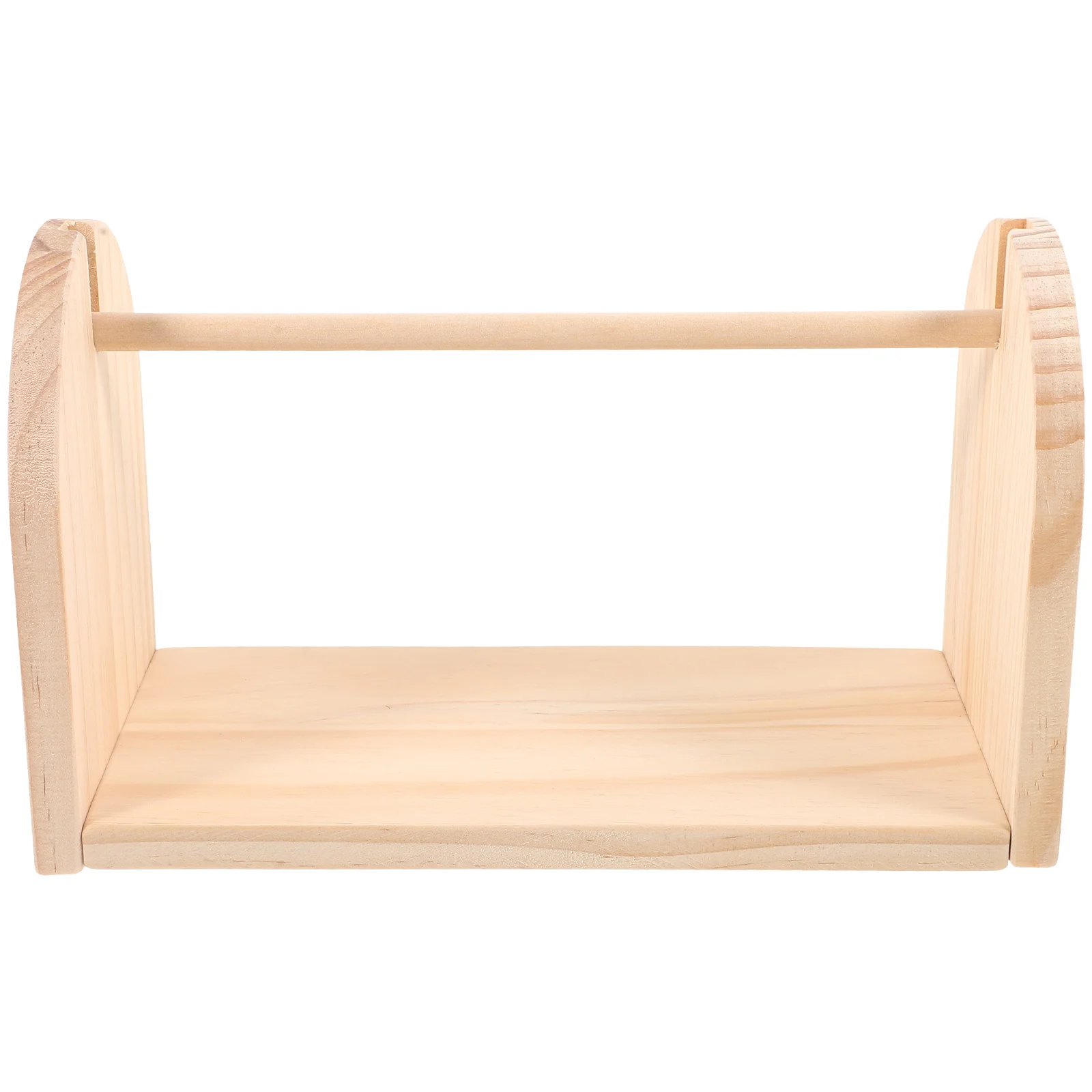 

Wooden Spool Ribbon Yarn Thread Winder Sewing Organizer Beige Compact DIY Wire Storage Woven Yarn Winder Rack Stand