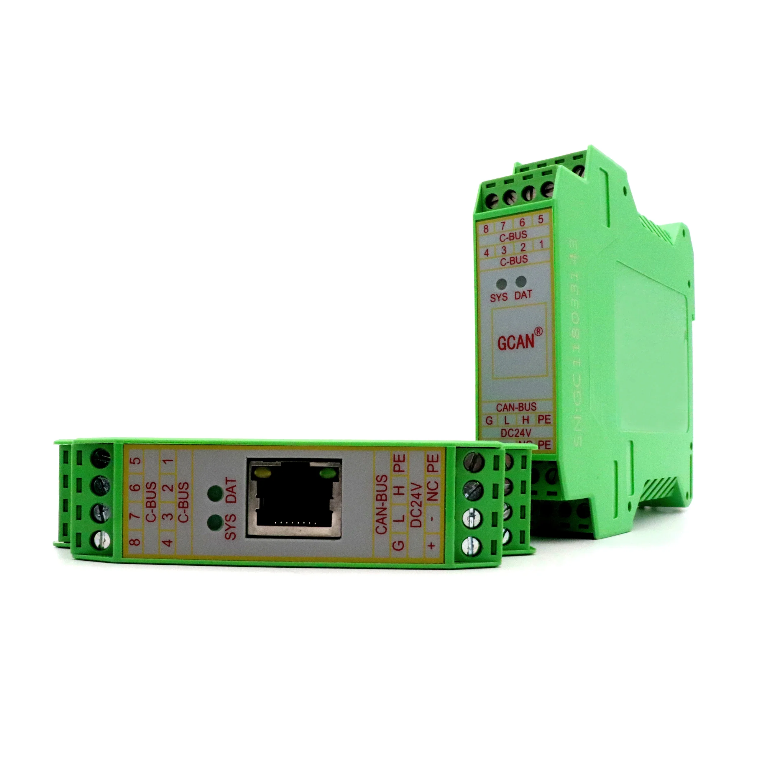 GCAN-205 Modbus TCP to CAN Bus Converter Module CANOPEN Bus Gateway