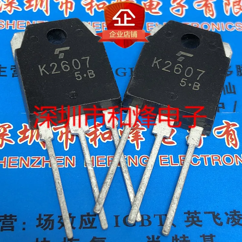 Free shipping    K2607 2SK2607  TO-3P 800V 9A       20PCS