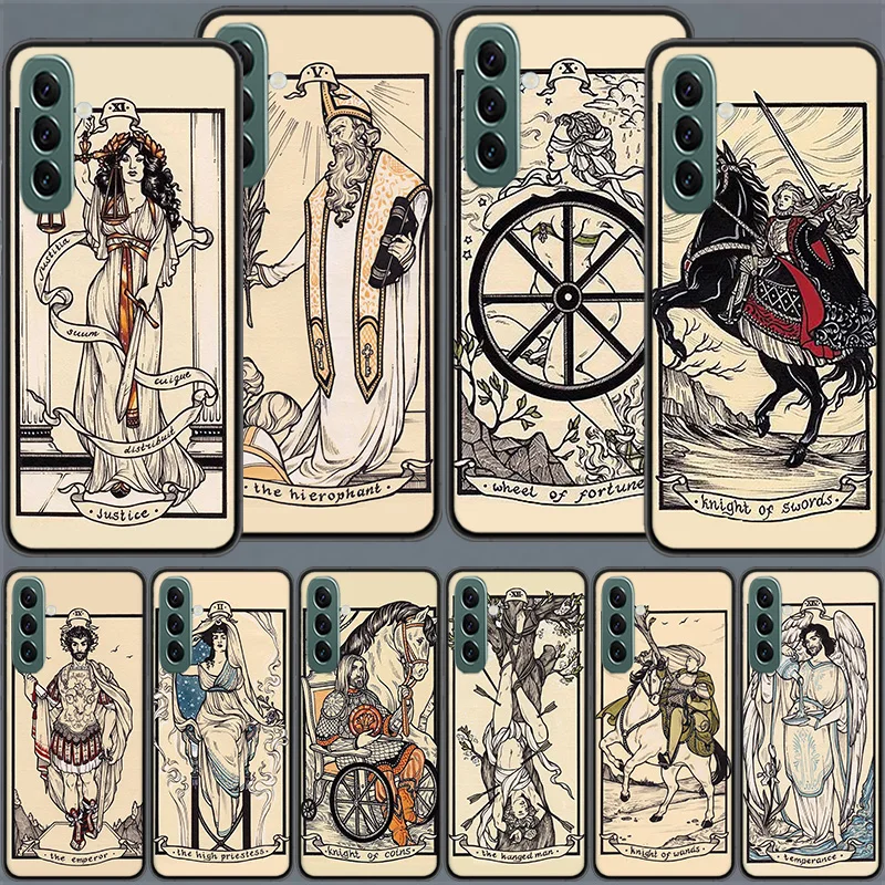 Tarot Cards For Halsey HFK Phone Case For Samsung Galaxy A54 A34 A24 A14 A04 A04S A12 A22 A32 A52S A72 A53 A33 A23 A13 4G A73 A4