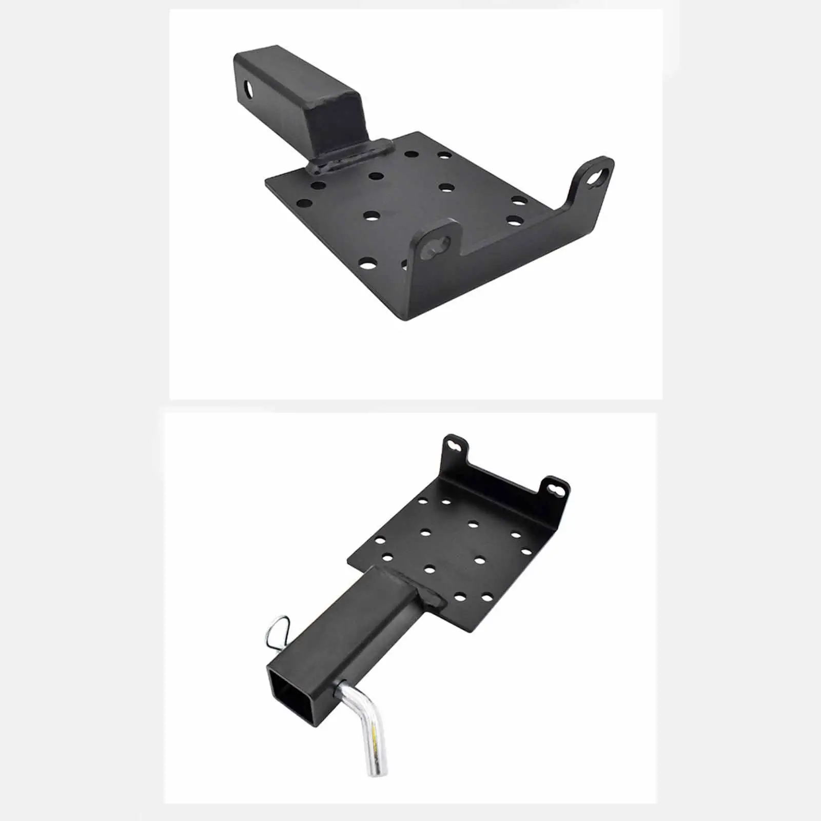 Professional Vehicle Winch Bracket Mount Plate Manual Winch Trailer Holder for 3600LB UTV ATV Garage Equipment