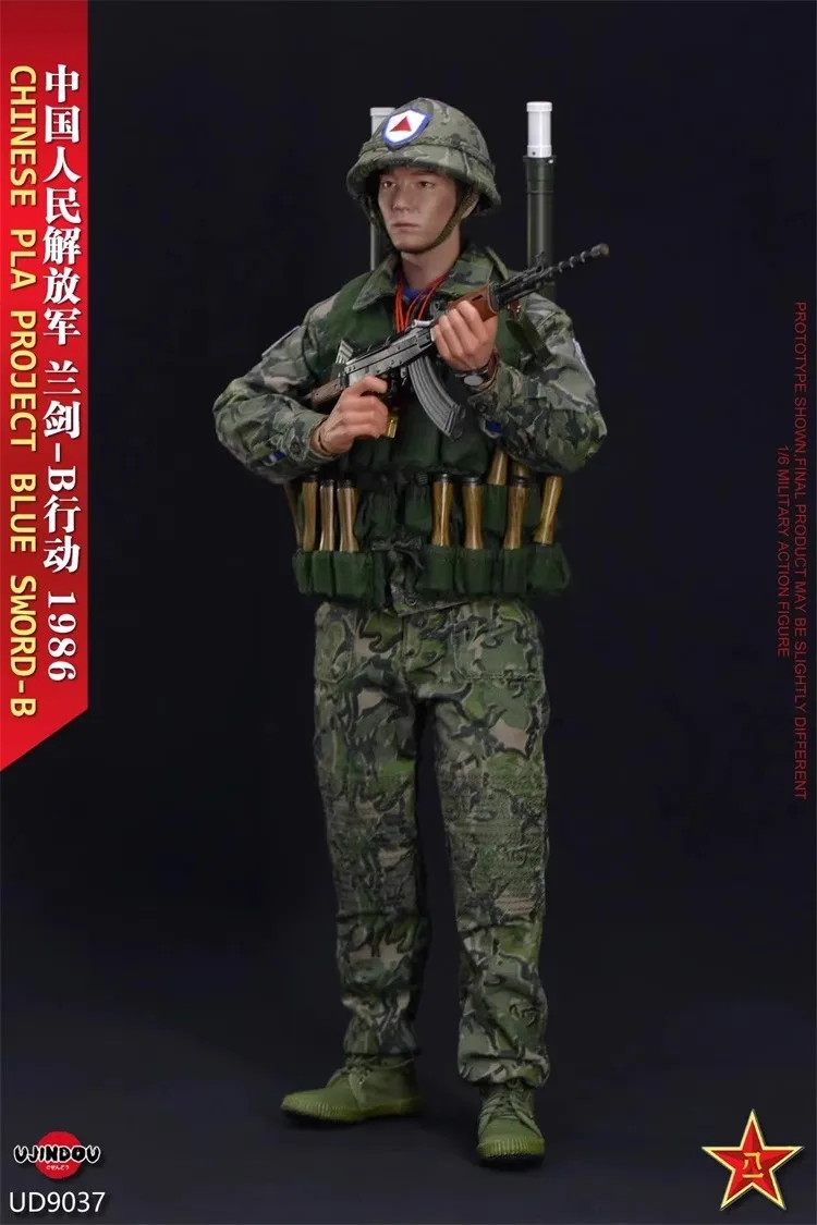 UJINDOU UD9037 1/6 Soldier PLA Blue Sword B Operation Full Set 12'' Action Figure Model Toy In Stock