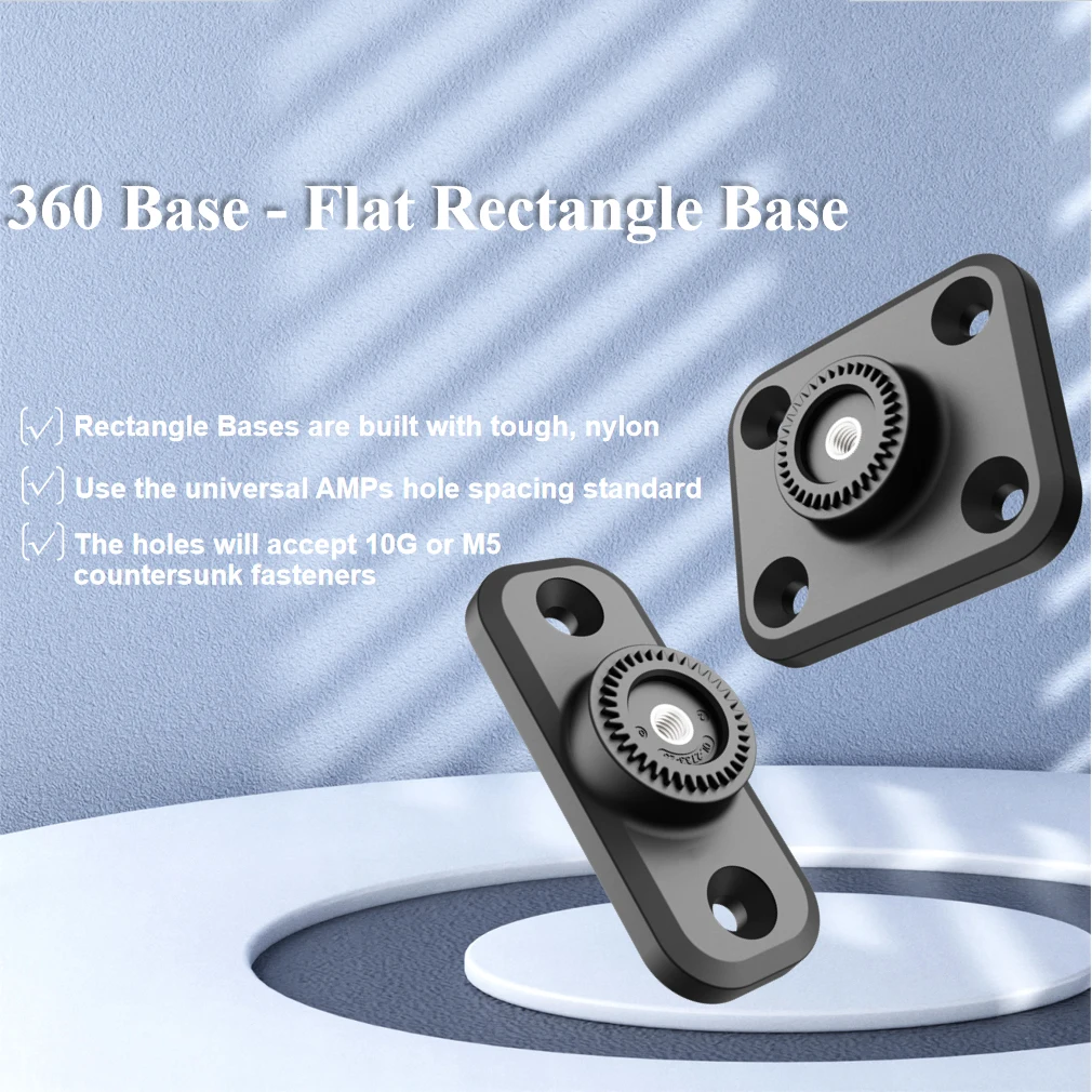 

Rectangle Flat Hole Bases for 360 Kit Builder
